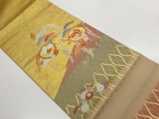 JAPANESE FUKURO OBI / WOVEN BUTTERFLY